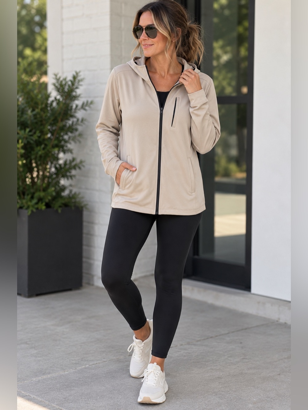 LEG3ND Discovery Full Zip Hooded Jacket Large NWT Atmosphere